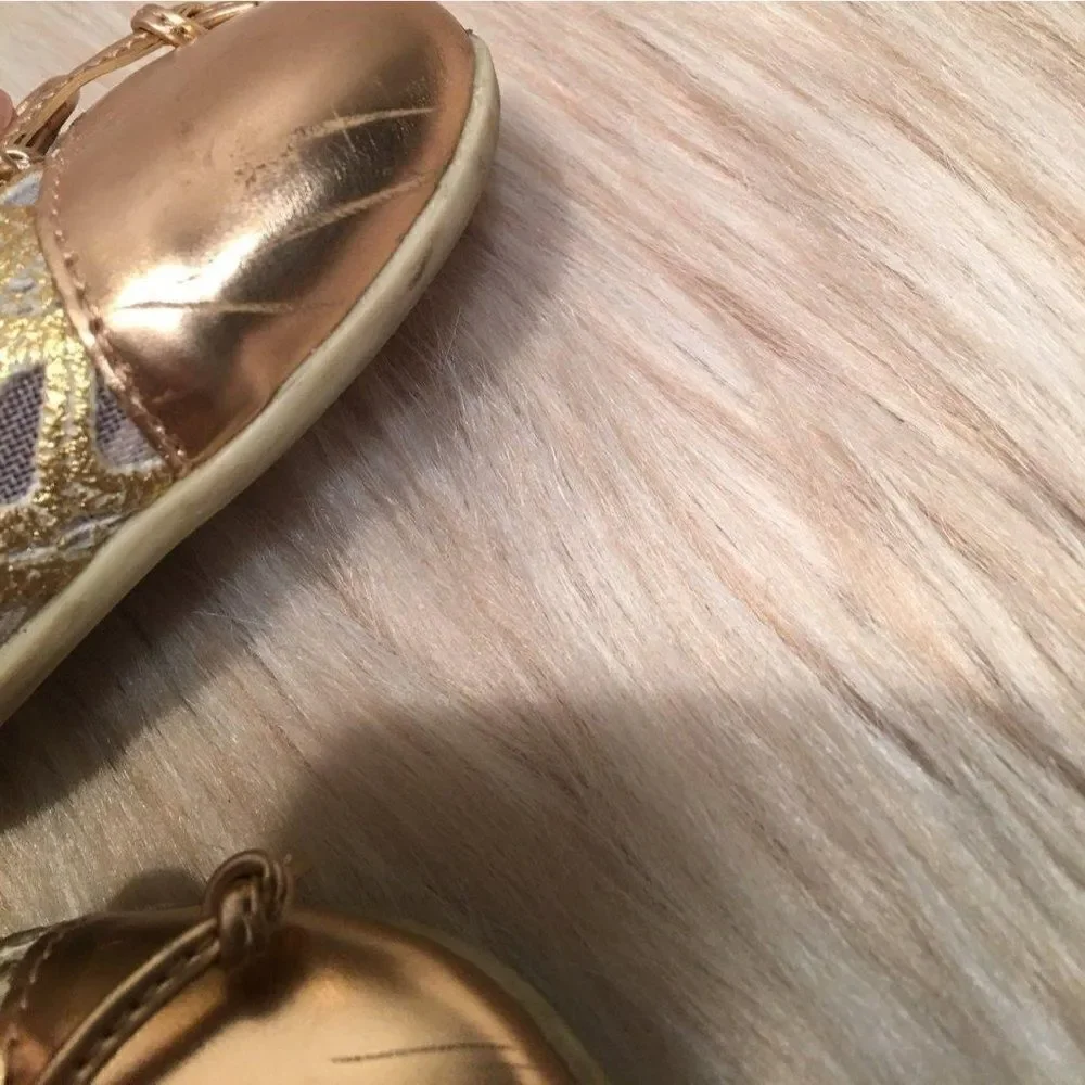 Naturino Gold Flats size 6.5
